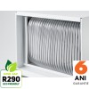 Dezumidificator si purificator Woods SW38FW Suedia, filtru SMF, 2 trepte ventilator, suprafata 140 mp, garantie 6 ani
