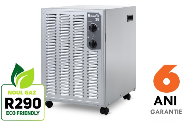 Dezumidificator si purificator Woods SW38FM Suedia, filtru SMF, 2 trepte ventilator, suprafata 140, mp garantie 6 ani