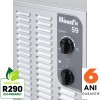 Dezumidificator si purificator Woods SW59FM Suedia filtru SMF, 2 trepte ventilator, suprafata 230, mp garantie 6 ani