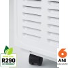 Dezumidificator si purificator Woods SW22FW Suedia, filtru SMF, 2 trepte ventilator, suprafata 100 mp, garantie 6 ani