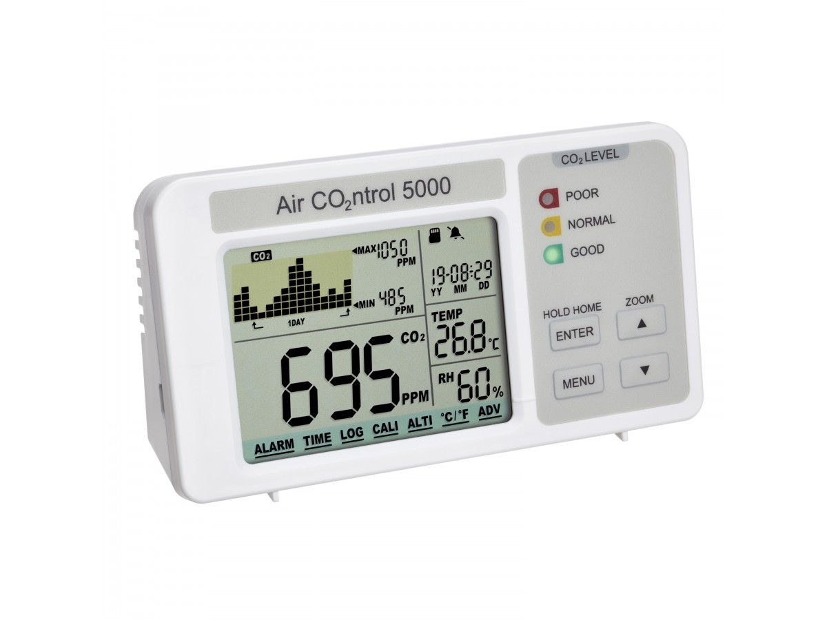 Monitor CO2 cu data logger AIRCO2NTROL 5000 TFA S31.5008.02 de la soldec-shop imagine noua