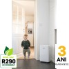 Dezumidificator Woods MDX14 Capacitate 10 litri/zi silentios setare umiditate afisaj electronic timer, suprafata 40 mp