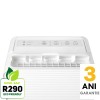Dezumidificator Woods MDK13 Capacitate 12 litri/zi Uscare rufe Silentios Setare umiditate Afisaj electronic Timer, suprafata 60 mp