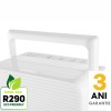 Dezumidificator Woods MDK13 Capacitate 12 litri/zi Uscare rufe Silentios Setare umiditate Afisaj electronic Timer, suprafata 60 mp