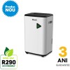 Dezumidificator Woods MDX20P Capacitate 20 litri/zi Pompa condens Uscare rufe Setare umiditate Afisaj electronic Timer Suprafata 40mp