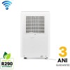 Dezumidificator Woods MRD20WiFi Capacitate 20 litri/zi Uscare rufe Setare umiditate Afisaj electronic Timer suprafata 70 mp