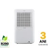 Dezumidificator Woods MRD10G Capacitate 10 litri/zi Uscare rufe Setare umiditate, Timer, suprafata 30 mp