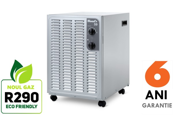 Dezumidificator si purificator Woods SW59FM Suedia  filtru SMF, 2 trepte ventilator, suprafata 230, mp garantie 6 ani