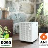 Dezumidificator si purificator Woods SW59FW Suedia filtru SMF, 2 trepte ventilator, suprafata 230, mp garantie 6 ani